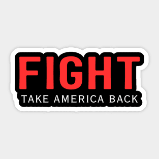 Fight MAGA Donald Trump 2024 Sticker